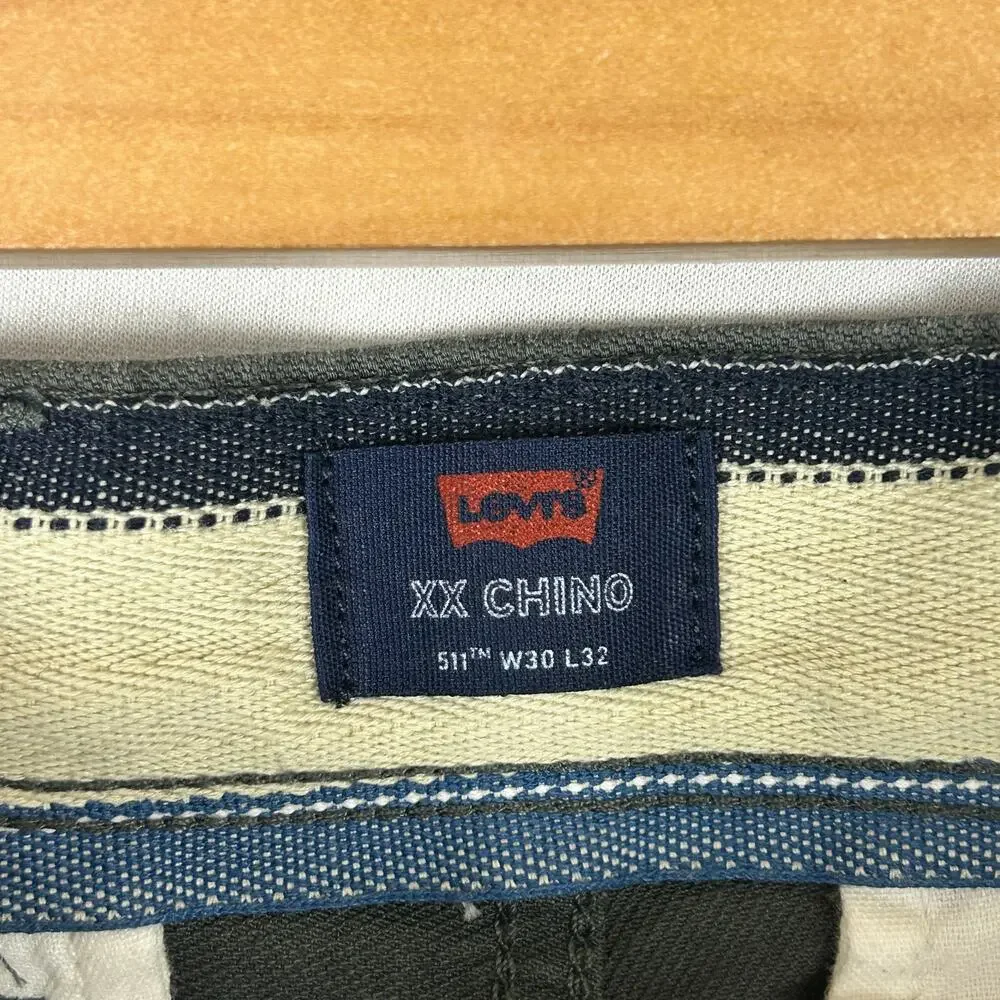 Levi's XX Chino 511 Slim Stretch Pants Dark Grey Men's Size 30x32